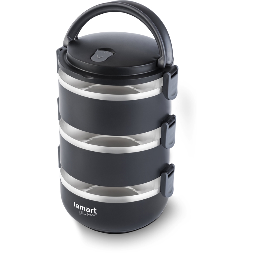 Lamart - Thermo ruokasäiliö 1,8 l musta