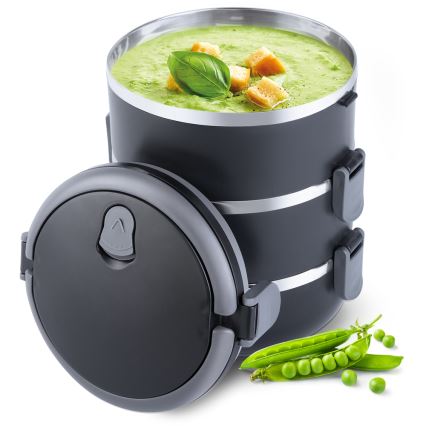 Lamart - Thermo ruokasäiliö 1,8 l musta