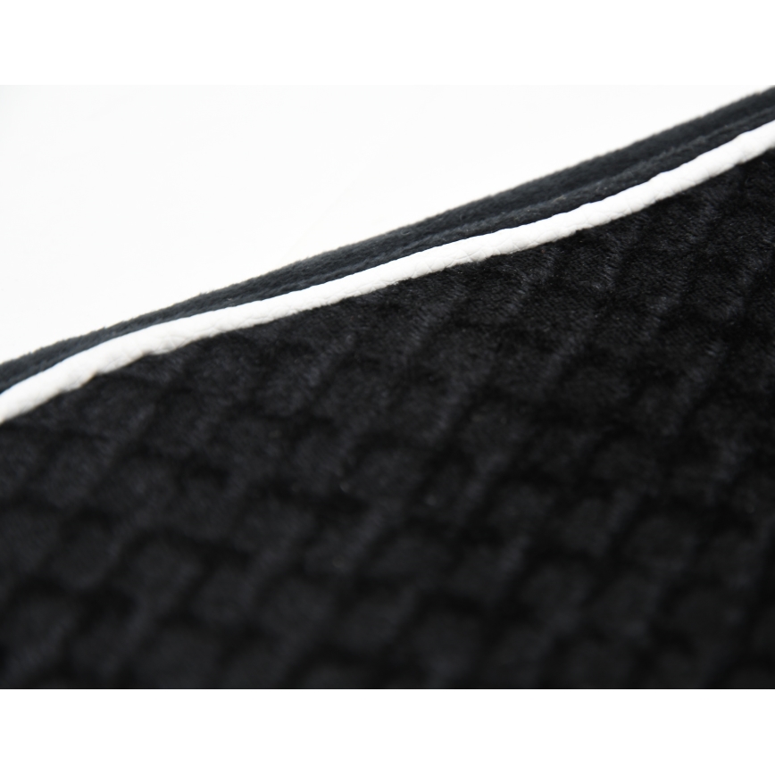 Lämmitetty istuinpäällinen termostaatilla 12V musta