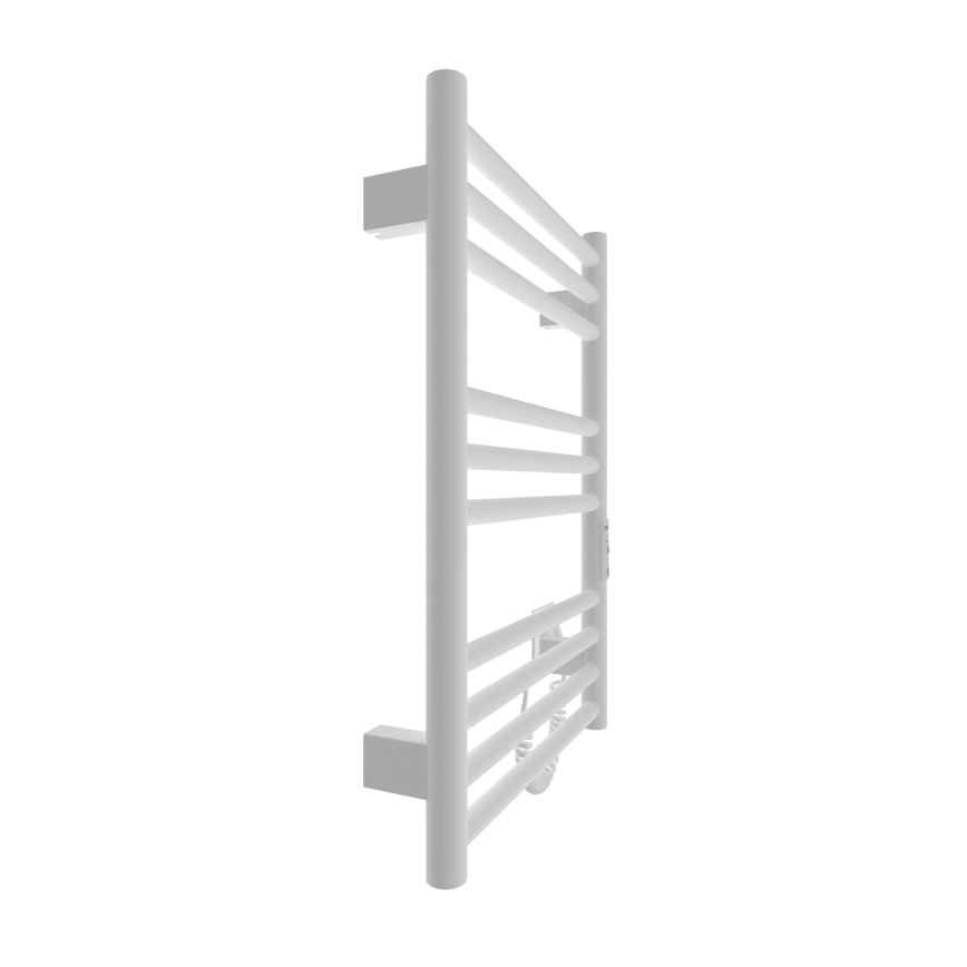 Lämmitetty pyyhekuivain tikkailla HF GREENWICH 100W/230V 57x43 cm valkoinen pyöreä