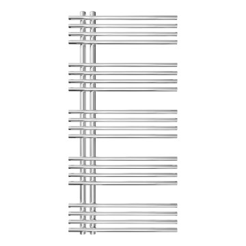 Lämmitetty pyyhekuivain tikkailla INOX 368W/230V 109x53 cm ruostumaton/kiiltävä kromi