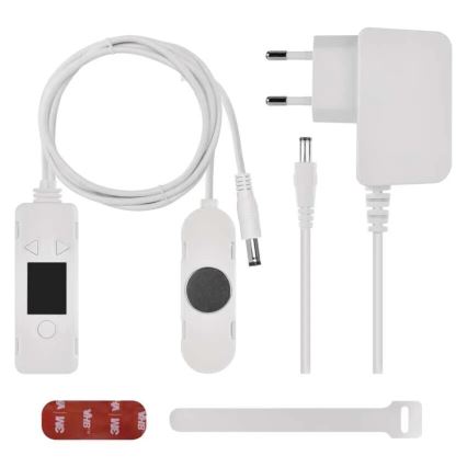 Lämmittimen alle sijoitettava tuuletin 5/230V valkoinen