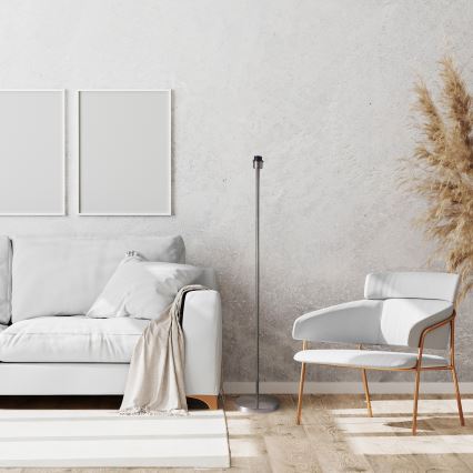 Lampun jalka SCARLET 1xE27/W/230V 140 cm mattakromi