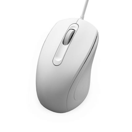 Langallinen hiiri 1200 DPI valkoinen