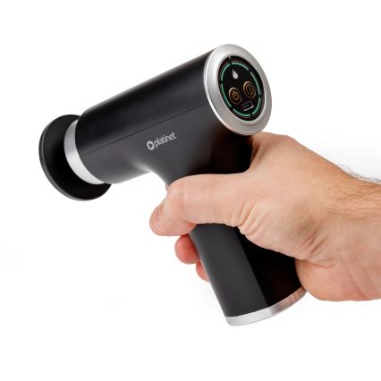 Ladattava hierontapistooli 9 vaihdettavalla päällä 25W/5V 1200 mAh