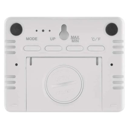 Langaton lämpömittari kosteusmittarilla 1xCR2032 valkoinen