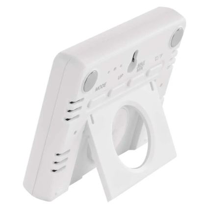 Langaton lämpömittari kosteusmittarilla 1xCR2032 valkoinen