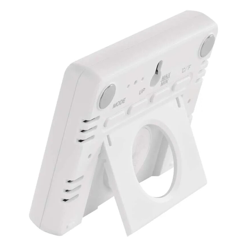 Langaton lämpömittari kosteusmittarilla 1xCR2032 valkoinen