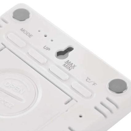 Langaton lämpömittari kosteusmittarilla 1xCR2032 valkoinen