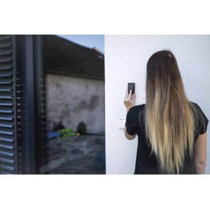 Langaton ovikello 230V IP44 musta