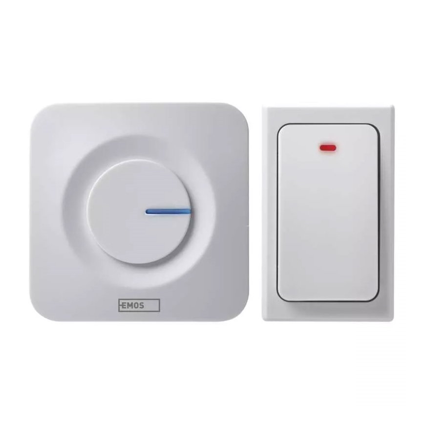 Langaton ovikello 230V IP44 valkoinen