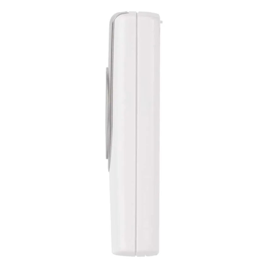 Langaton ovikello 3xAA/1xCR2032 IP44 valkoinen/hopea