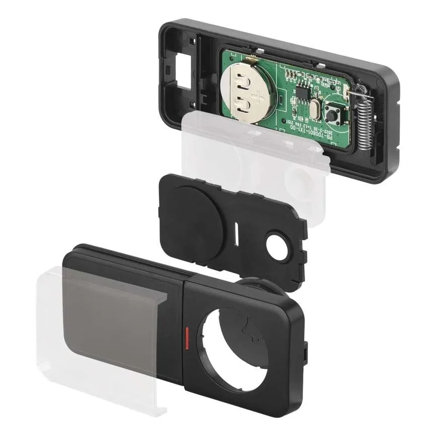 Langaton ovikello pistorasiaan 230V + 1xCR2032 musta