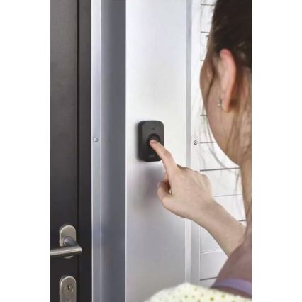 Langaton paristokäyttöinen ovikello 3xAAA IP56 musta