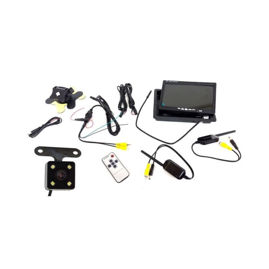 Langaton peruutuskamera LCD Wi-Fi 12V IP66