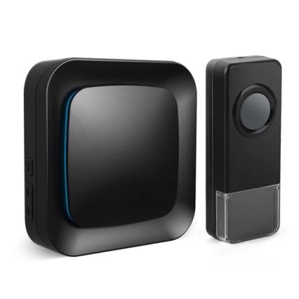 Langaton pistokeovikello 230V/1xA23 IP55 musta