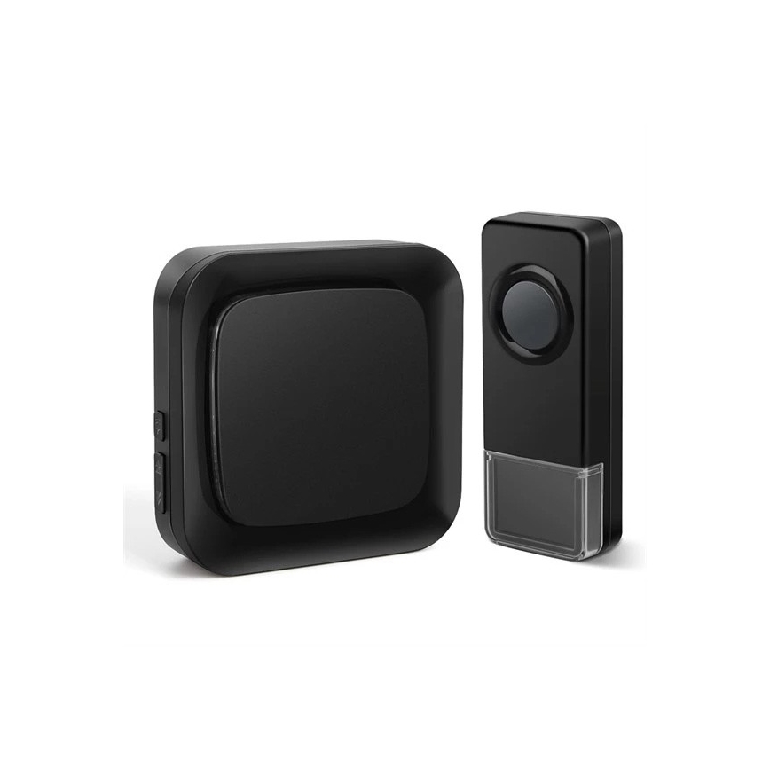 Langaton pistokeovikello 230V/1xA23 IP55 musta