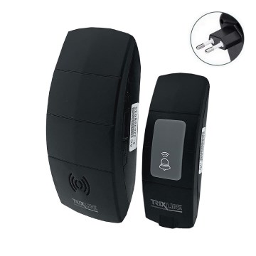 Langaton pistorasiakello BELL 230V + 1x23A musta