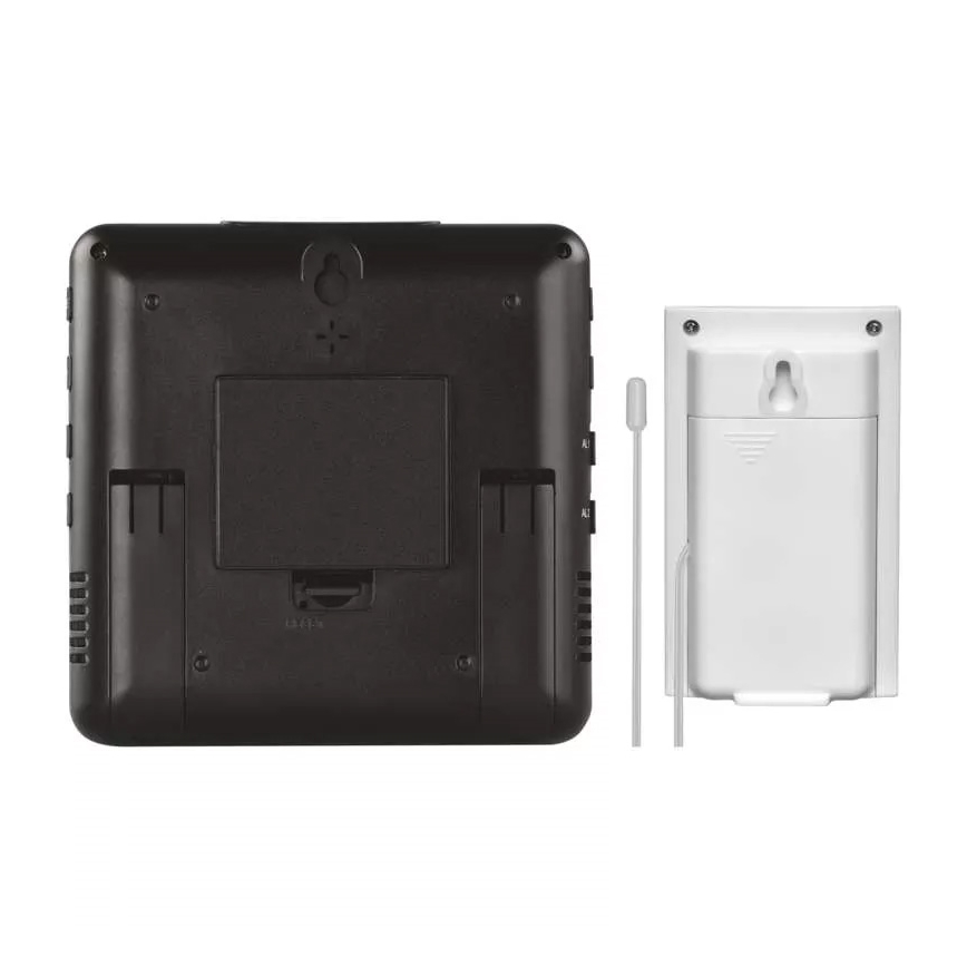 Langaton sääasema herätyskellon kanssa 3xAA + 2xAAA musta