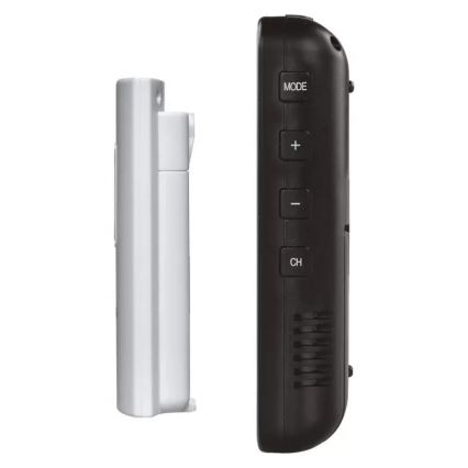 Langaton sääasema herätyskellon kanssa 3xAA + 2xAAA musta