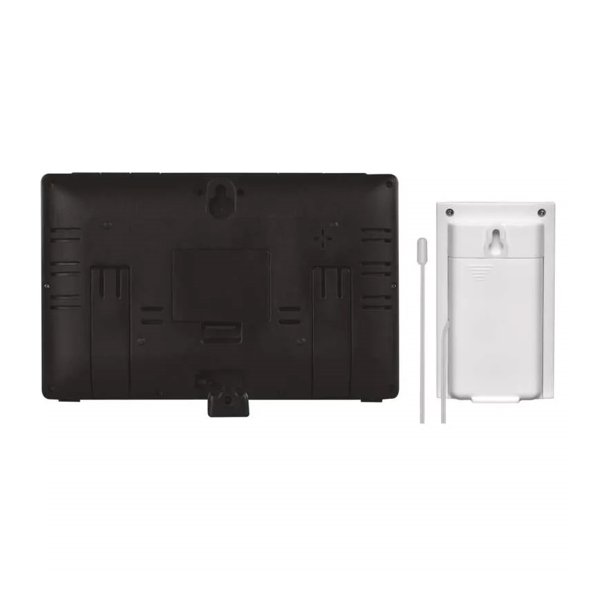 Langaton sääasema herätyskellon kanssa 5V/3xAAA + 2xAAA musta