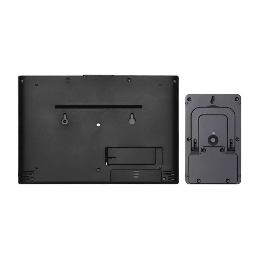 Langaton sääasema herätyskellon kanssa 3xAAA/5V + 2xAAA musta