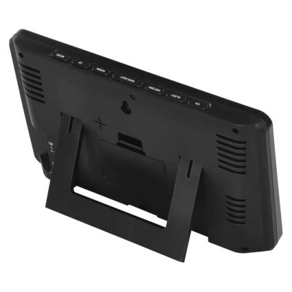 Langaton sääasema värillisellä LCD-näytöllä ja sademittari 3xAAA musta