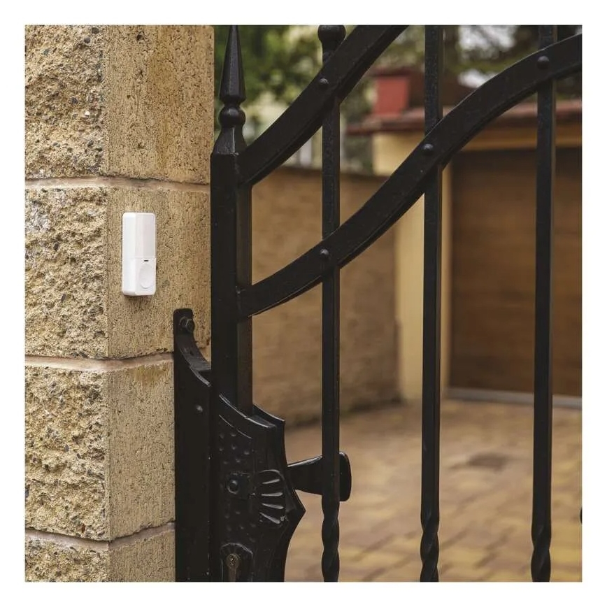 Langaton upotettava ovikello 230 V + 1 x CR2032, valkoinen