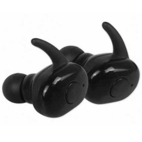 Langattomat kuulokkeet Bluetoothilla V5.0 + -latausasema, musta