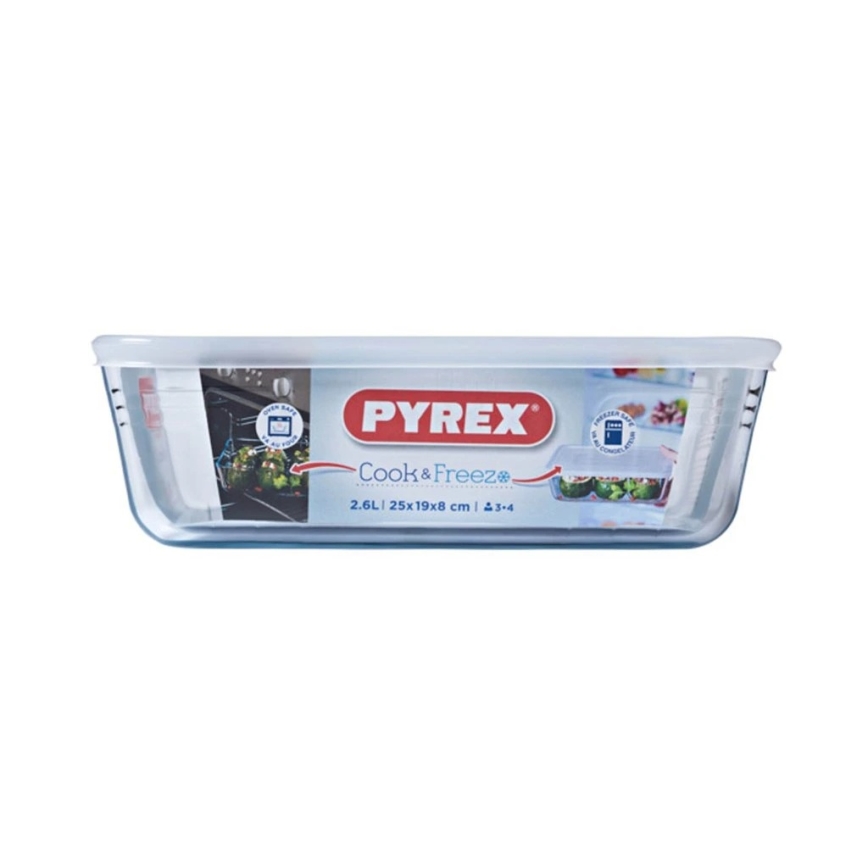 Lasipurkki PYREX 2,6 l