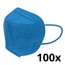 Lasten hengityssuojain koko FFP2 ROSIMASK MR-12 NR sininen 100kpl