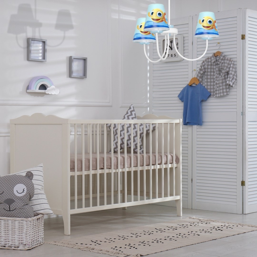 Lasten kattokruunu  FISH 3xE14/40W/230V