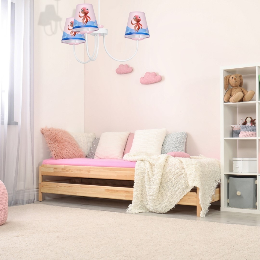 Lasten kattokruunu OCTOPUS 3xE14/40W/230V