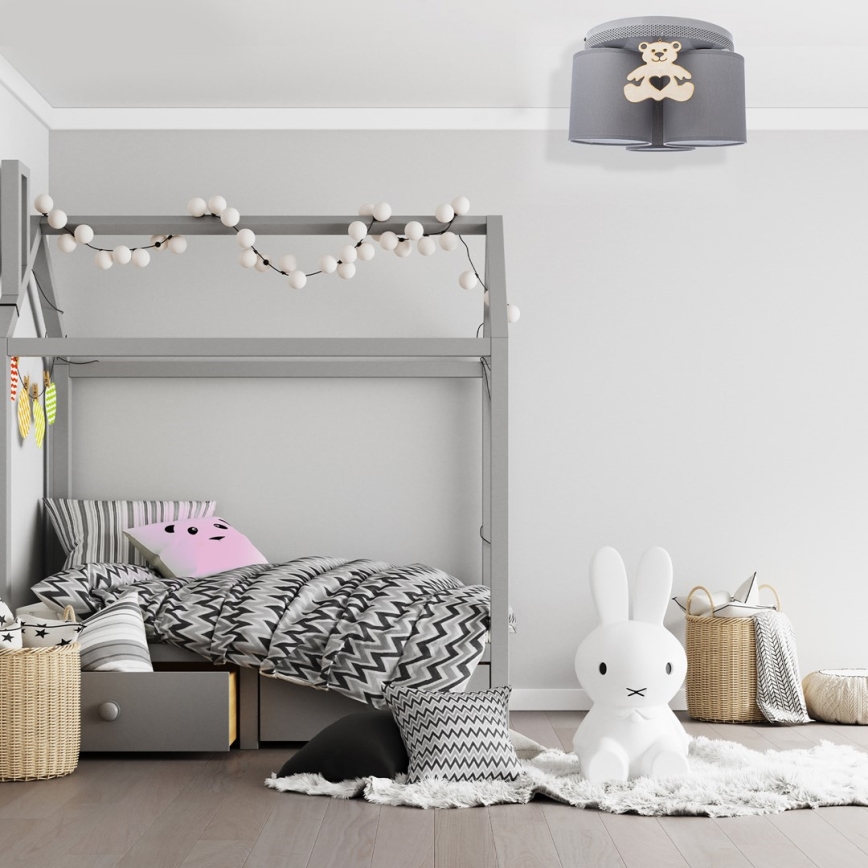 Lasten kattovalaisin BEAR 3xE27/60W/230V