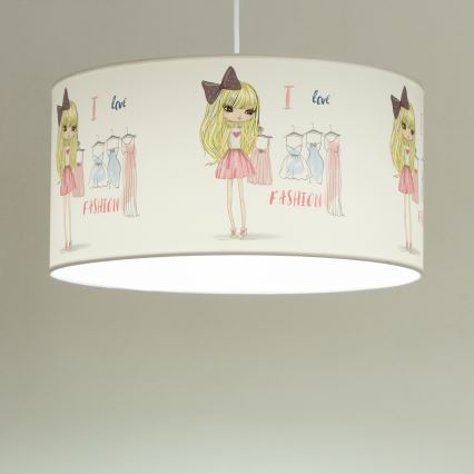 Lasten kattovalaisin GIRLS VIBES 1xE27/60W/230V halkaisija 40 cm Rakastan muotia