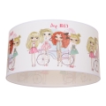 Lasten kattovalaisin GIRLS VIBES 1xE27/60W/230V, halkaisija 40 cm, tytöille