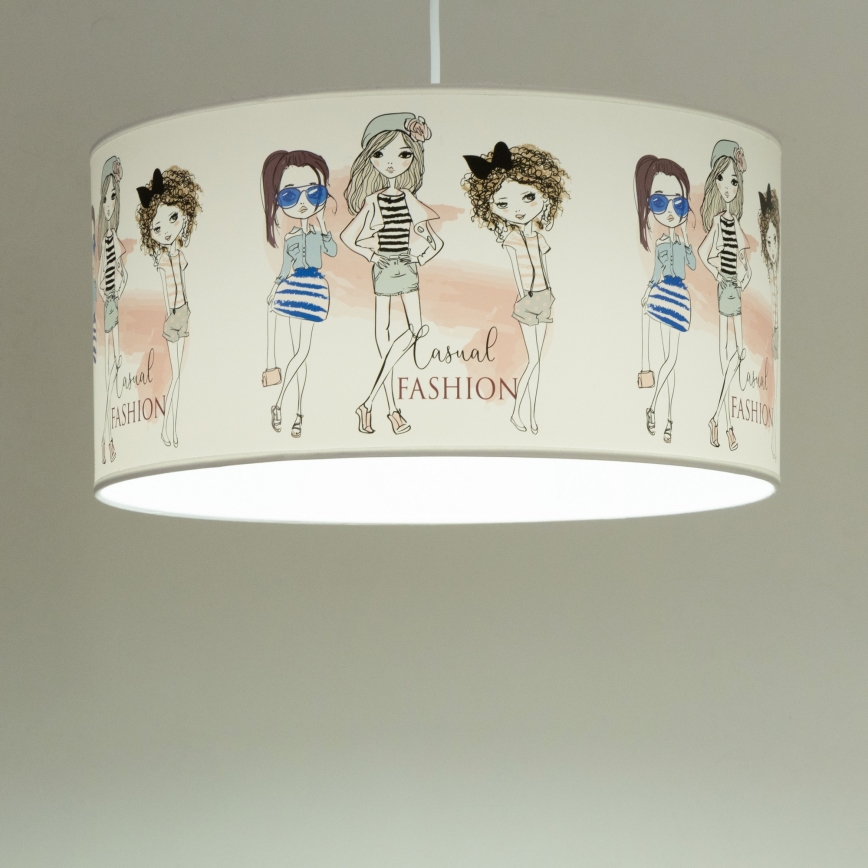 Lasten kattovalaisin GIRLS VIBES 1xE27/60W/230V, halkaisija 40 cm, tytöille