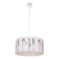 Lasten kattovalaisin GIRLS VIBES 1xE27/60W/230V, halkaisija 40 cm, tytöille
