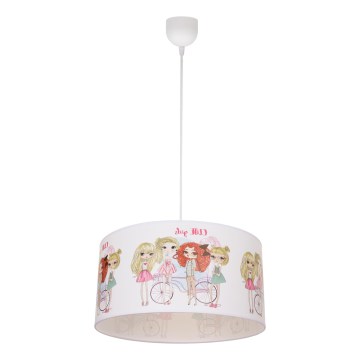 Lasten kattovalaisin GIRLS VIBES 1xE27/60W/230V Ø 40 cm tytöille
