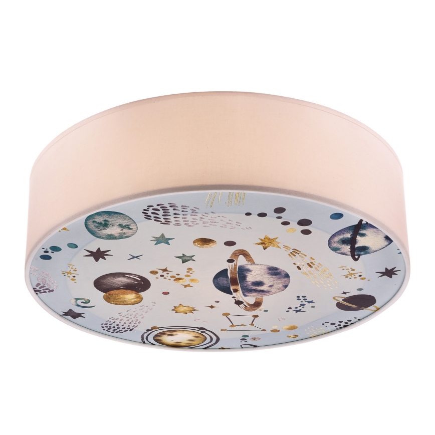 Lasten kattovalaisin KIDDY 2xE27/40W/230V valkoinen/sininen