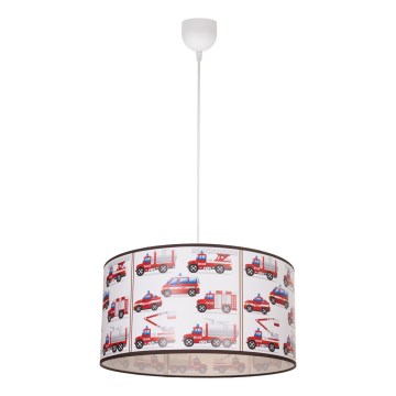 Lasten kattovalaisin KIDS ROOM 1 x E27, 60 W, 230 V, halkaisija 40 cm – palomiesaihe