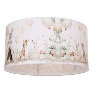 Lasten kattovalaisin KIDS ROOM 1x E27/60W/230V, Ø 40 cm, eläinhahmot