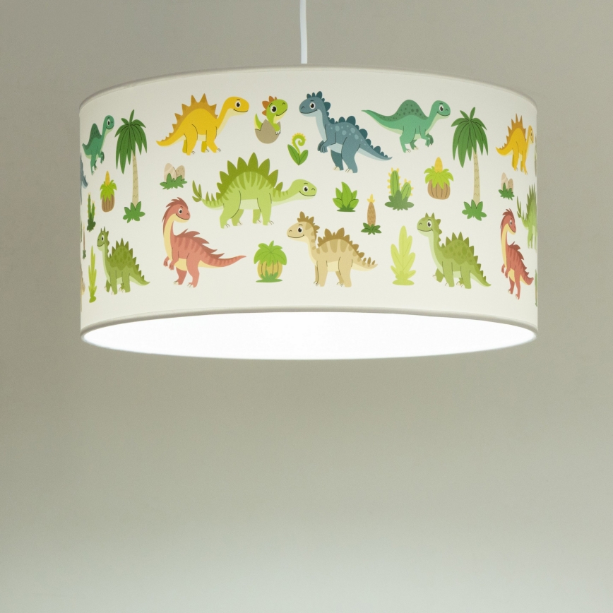 Lasten kattovalaisin KIDS ROOM 1xE27/60W/230V halkaisija 40 cm dinosaurus