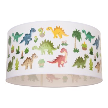 Lasten kattovalaisin KIDS ROOM 1xE27/60W/230V, halkaisija 40 cm, dinosaurus