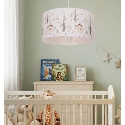 Lasten kattovalaisin KIDS ROOM 1xE27/60W/230V, halkaisija 40 cm, eläinaiheinen