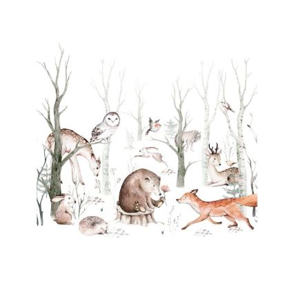 Lasten kattovalaisin KIDS ROOM 1xE27/60W/230V, halkaisija 40 cm, eläinaiheinen