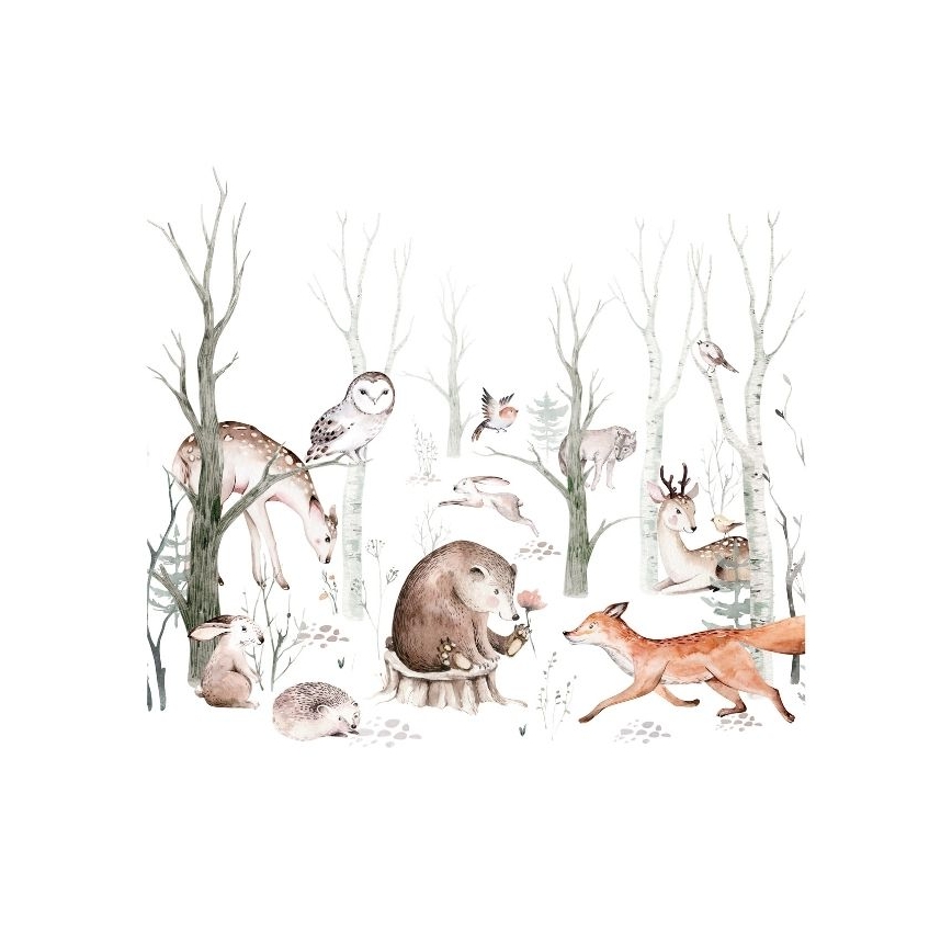 Lasten kattovalaisin KIDS ROOM 1xE27/60W/230V, halkaisija 40 cm, eläinaiheinen