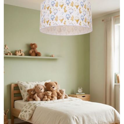 Lasten kattovalaisin KIDS ROOM 1xE27/60W/230V, halkaisija 40 cm, ilmapallot