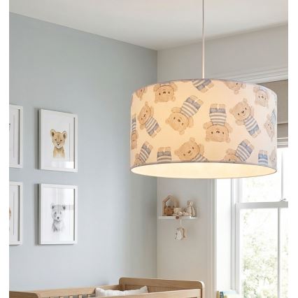 Lasten kattovalaisin KIDS ROOM 1xE27/60W/230V halkaisija 40 cm nalle