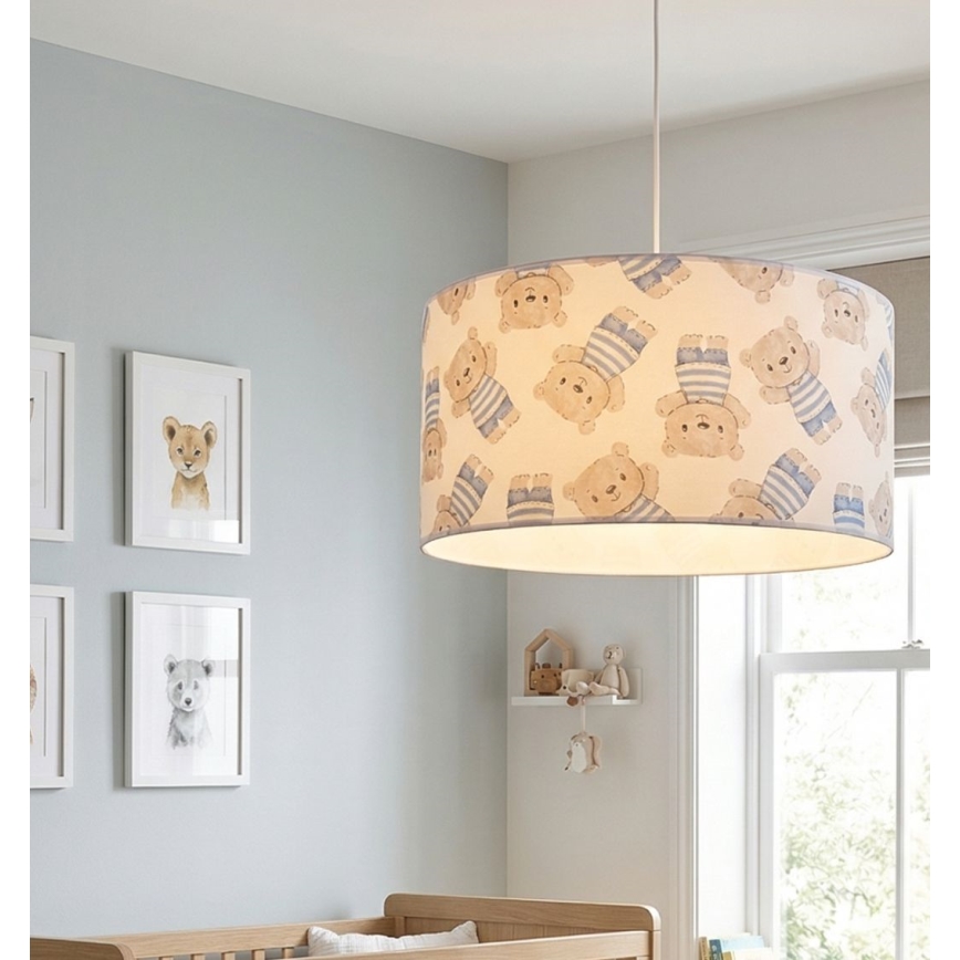 Lasten kattovalaisin KIDS ROOM 1xE27/60W/230V halkaisija 40 cm nalle